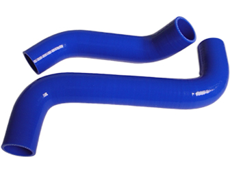 silicone hoses blue