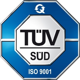sunrise fue certificado iso9001 por tuv