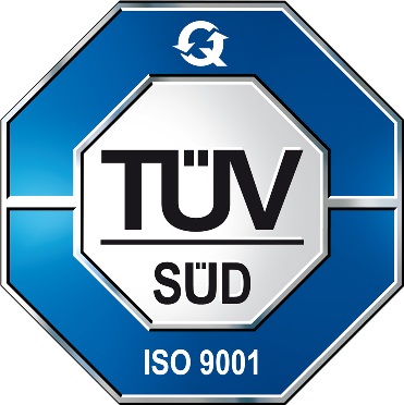 SUNRISE obtuvo la certificación ISO9001 por parte de TUV